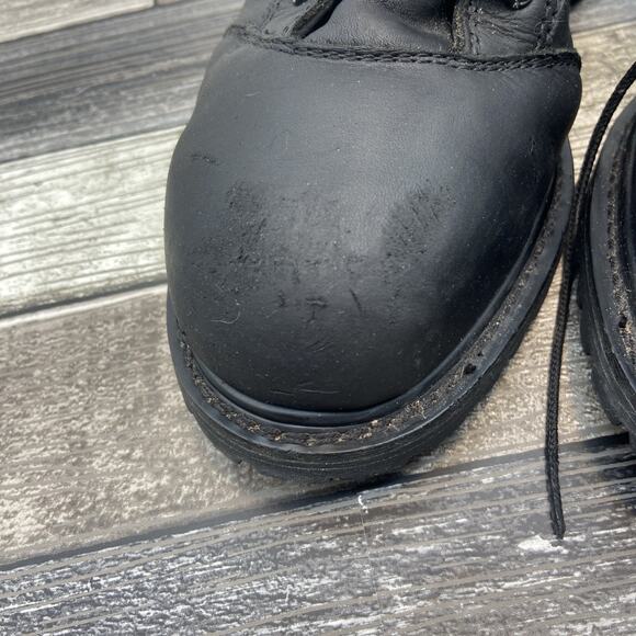 Red Wing Shoes Motorcycle Work Safety Comp Toe Lace Up Boots Sz 11 {7} - Picture 4 of 14